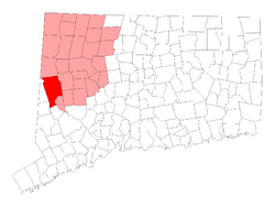 Location in Litchfield County, Connecticut