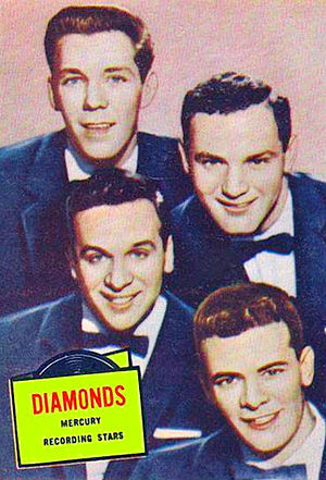 The Diamonds 1957.JPG