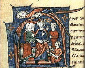 Picture of Henry II and Eleanor of Aquitain