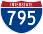 Interstate 795 marker