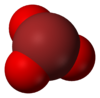 The bromate anion (space-filling model)