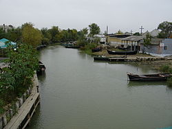 A canal in Vylkove