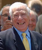 Mel Brooks in 2010 at a ceremony to give him a star on the Walk of Fame.