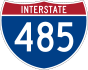 Interstate 485 marker