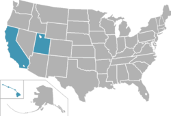 Pacific West Conference locations