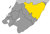 Location of Masterton District in Wellington Region