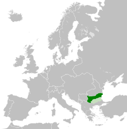 Location of Eastern Rumelia