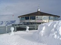 Piz Gloria in Switzerland was used as Blofeld's base