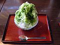 Macha kakigori snow cone.jpg