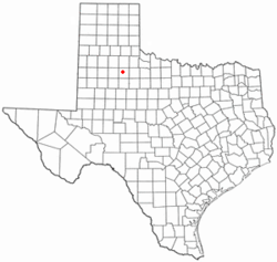 Location of Dickens, Texas