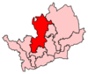 A fairly large constituency, stretching from the centre of the county northwards.