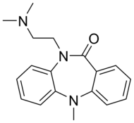 Skeletal formula of dibenzepin