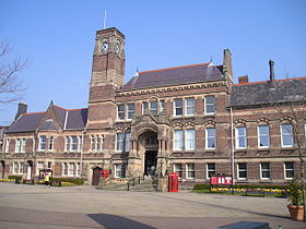 St Helens Town Hall, the seat of the Borough Council