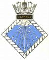 Official badge of HMS Olympus