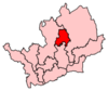 A small constituency located slightly north of the centre of the county. It is bordered exclusively by other constituencies in the county.