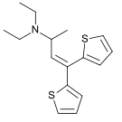 Chemical structure of Diethylthiambutene.