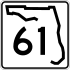 State Road 61 marker