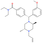 Chemical structure of SNC-80.