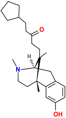 Chemical structure of Quadazocine.