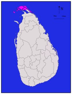 Location within Sri Lanka