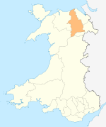 Wales Denbighshire locator map.svg