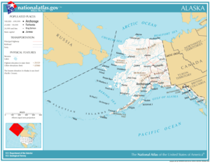 Location of the Diocese of Alaska