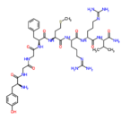 Chemical structure of Adrenorphin.