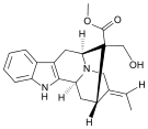 General structure of Akuammidine.