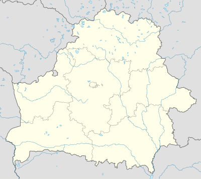 Map of Belarus and the twelve teams of the 2011 Premier League