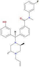 Chemical structure of DPI-3290.