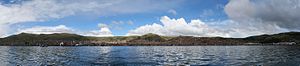 Puno from Titicaca Lake