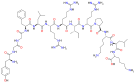 Chemical structure of Dynorphin A.