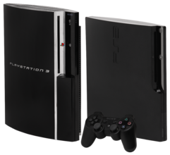 60 GB PS3, 120 GB "slim" PS3 with controller