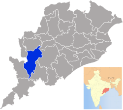 Location in Odisha, India