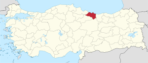 Ordu in Turkey.svg