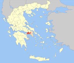 West Attica within Greece