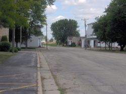 Downtown Isaar (facing North on Isaar Rd)