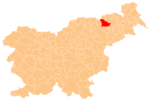 The location of the City Municipality of Maribor