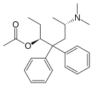 General structure of Levacetylmethadol.