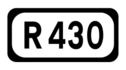 R430 road shield}}