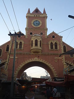 Clock Tower in Shaahi Bazaar, Hyderabad