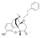 Chemical structure of 14-Phenylpropoxymetopon.