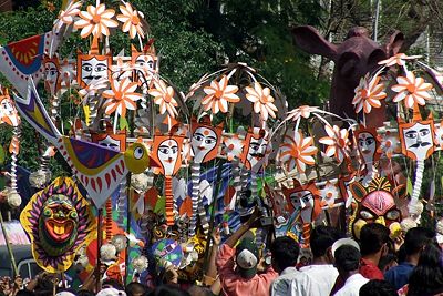 Pohela Baishakh, the festival to celebrate the Bangla new year in the streets of Dhaka city.