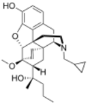 Chemical structure of N-cyclopropylmethylnoretorphine.