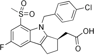 Chemical structure of Laropiprant