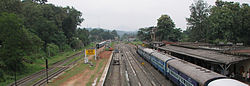 View of Punalur Railway Station