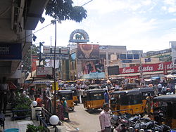 Busy South Usman Road in T. Nagar