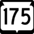 State Trunk Highway 175 marker