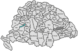 Location of Torda-Aranyos