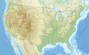 Map showing the location of Monarch Wilderness